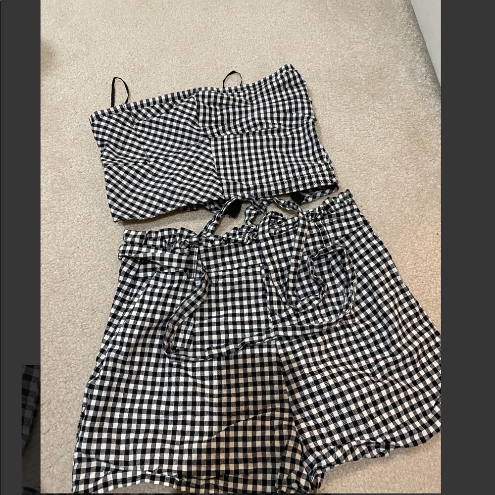 Checkered two piece set!
